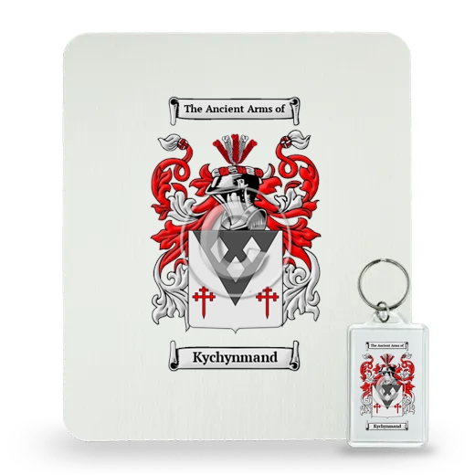 Kychynmand Mouse Pad and Keychain Combo Package