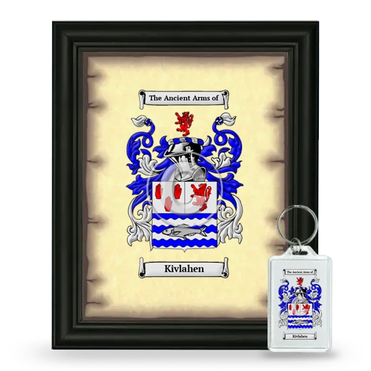 Kivlahen Framed Coat of Arms and Keychain - Black