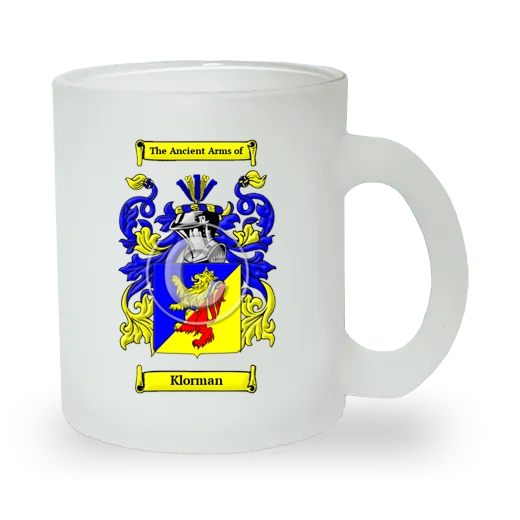 Klorman Frosted Glass Mug