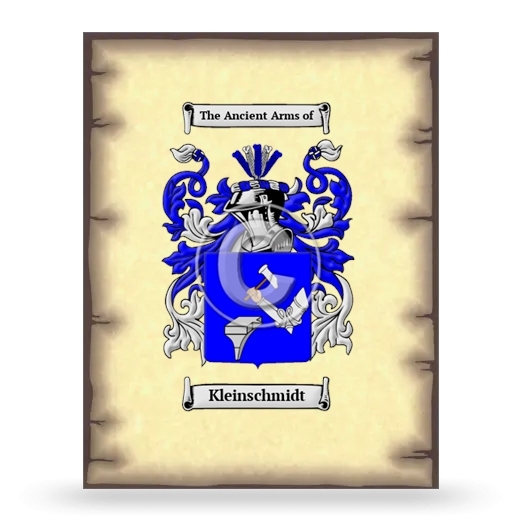 Kleinschmidt Coat of Arms Print