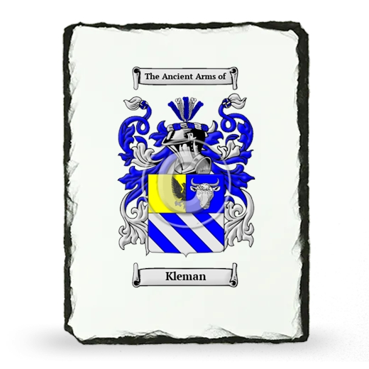 Kleman Coat of Arms Slate