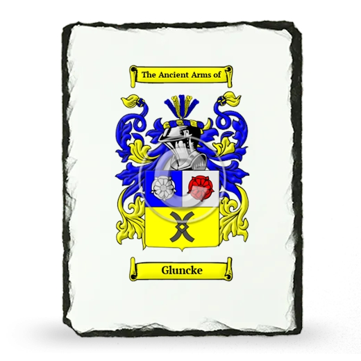 Gluncke Coat of Arms Slate