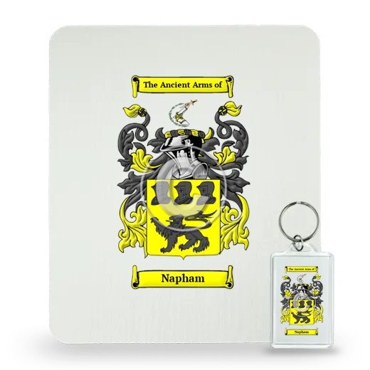 Napham Mouse Pad and Keychain Combo Package