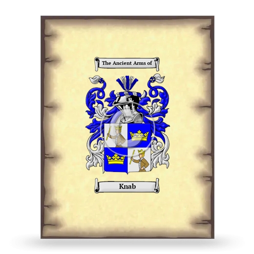 Knab Coat of Arms Print