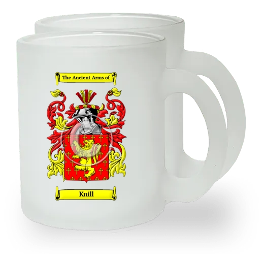 Knill Pair of Frosted Glass Mugs