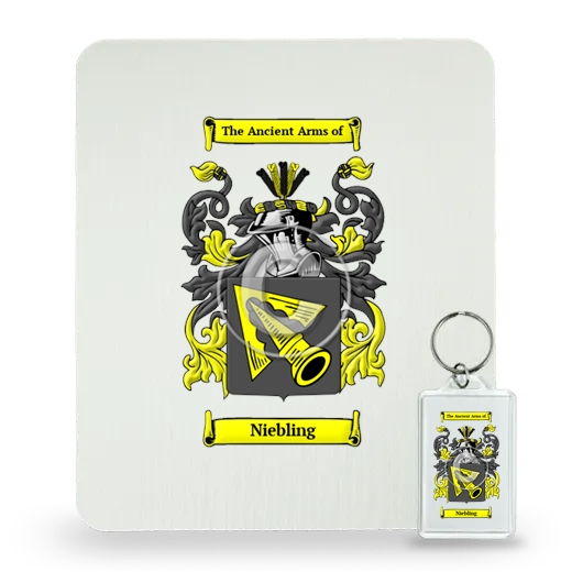 Niebling Mouse Pad and Keychain Combo Package