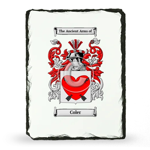 Coler Coat of Arms Slate