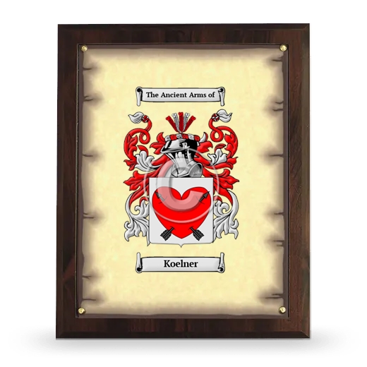 Koelner Coat of Arms Plaque