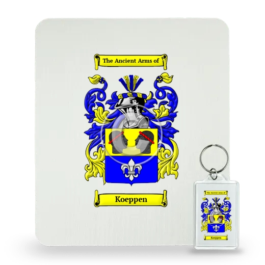 Koeppen Mouse Pad and Keychain Combo Package