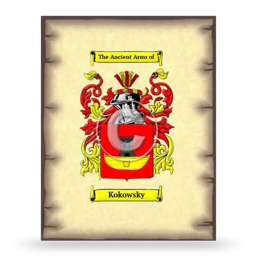 Kokowsky Coat of Arms Print