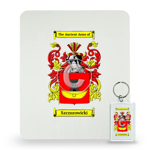 Szczurowicki Mouse Pad and Keychain Combo Package