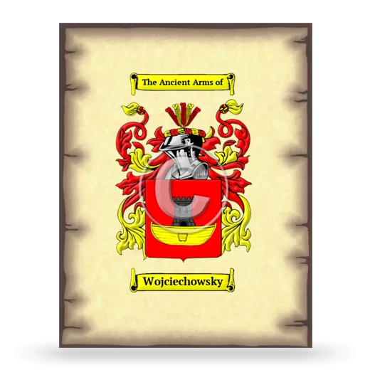 Wojciechowsky Coat of Arms Print