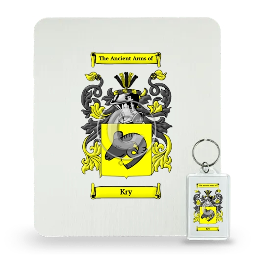 Kry Mouse Pad and Keychain Combo Package