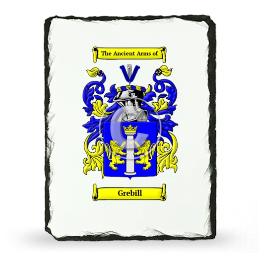 Grebill Coat of Arms Slate