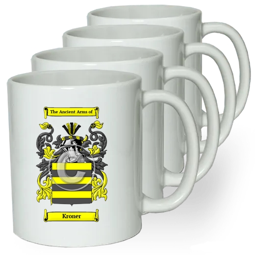 Kroner Coffee mugs (set of four)