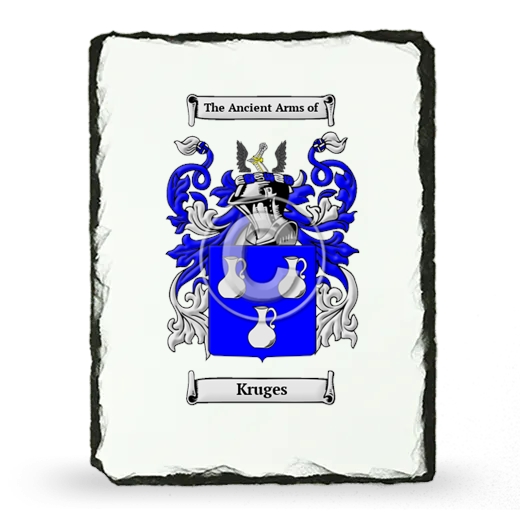 Kruges Coat of Arms Slate