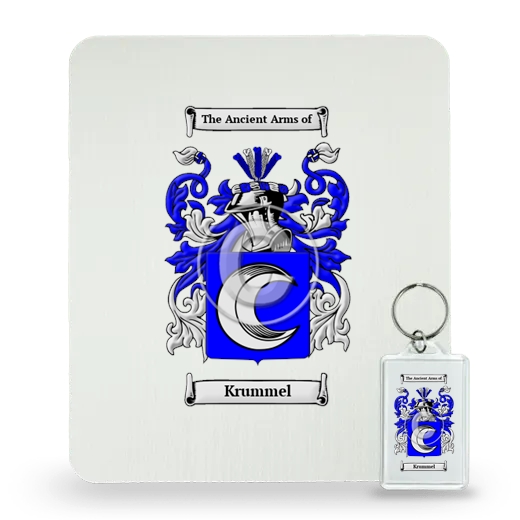 Krummel Mouse Pad and Keychain Combo Package