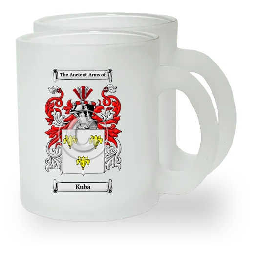 Kuba Pair of Frosted Glass Mugs