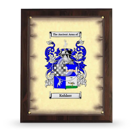 Kuhlarr Coat of Arms Plaque