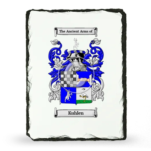 Kuhlen Coat of Arms Slate