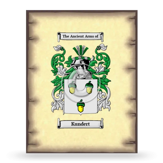 Kundert Coat of Arms Print