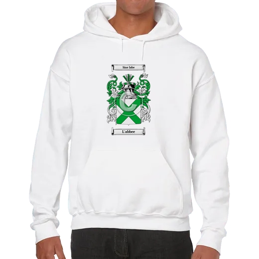 L'abbee Unisex Coat of Arms Hooded Sweatshirt