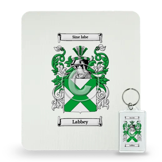 Labbey Mouse Pad and Keychain Combo Package