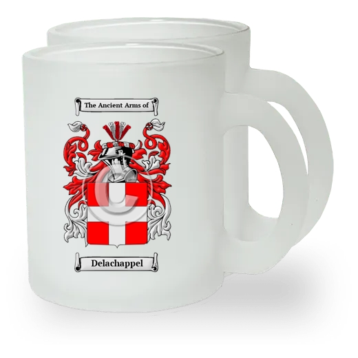 Delachappel Pair of Frosted Glass Mugs