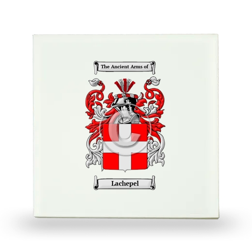 Lachepel Small Ceramic Tile with Coat of Arms