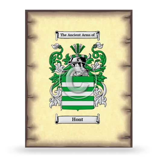 Hont Coat of Arms Print