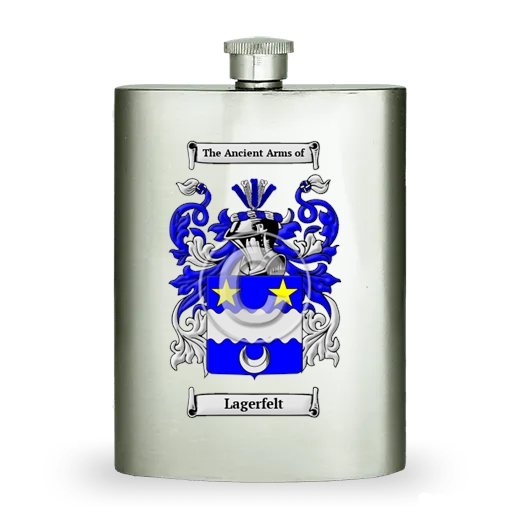 Lagerfelt Stainless Steel Hip Flask