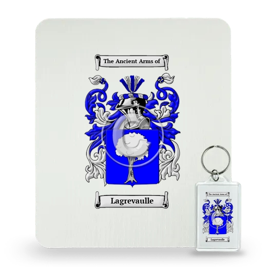 Lagrevaulle Mouse Pad and Keychain Combo Package