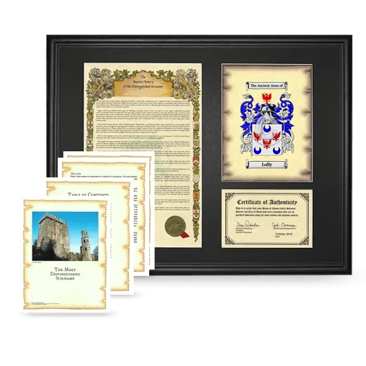 Lolly Framed History And Complete History- Black