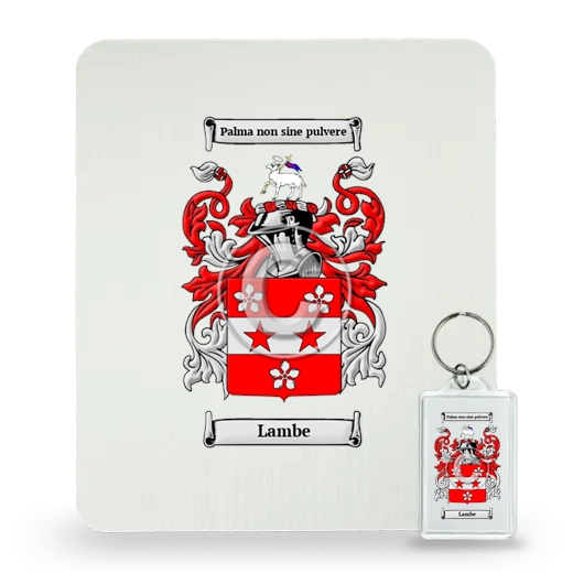 Lambe Mouse Pad and Keychain Combo Package