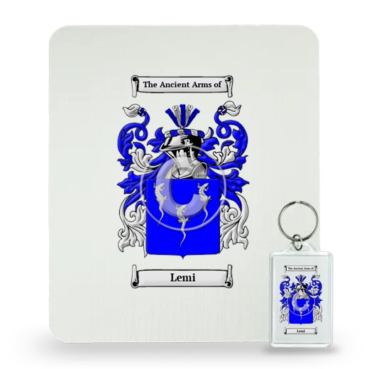 Lemi Mouse Pad and Keychain Combo Package