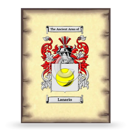 Lanario Coat of Arms Print