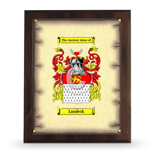 Landeck Coat of Arms Plaque