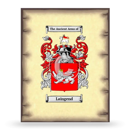 Laingend Coat of Arms Print