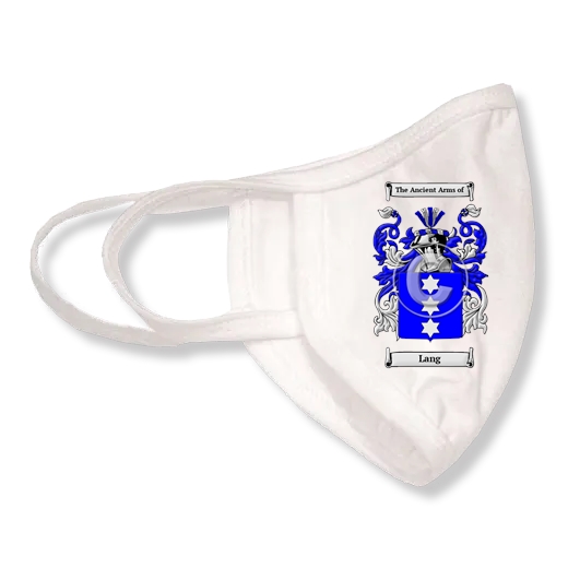 Lang Coat of Arms Face Mask