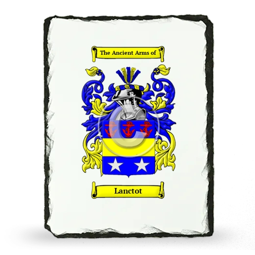 Lanctot Coat of Arms Slate