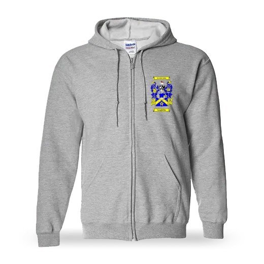 Langhelm Unisex Coat of Arms Zip Sweatshirt