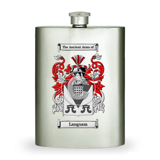 Langsam Stainless Steel Hip Flask