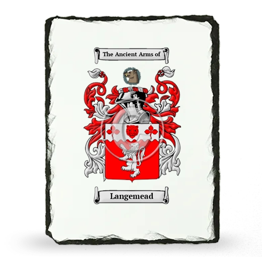 Langemead Coat of Arms Slate