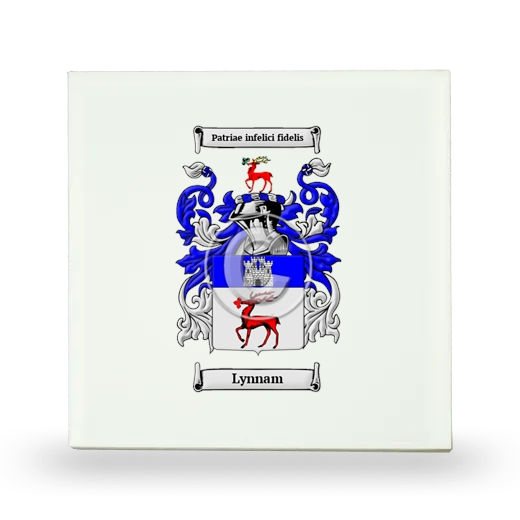 Lynnam Small Ceramic Tile with Coat of Arms