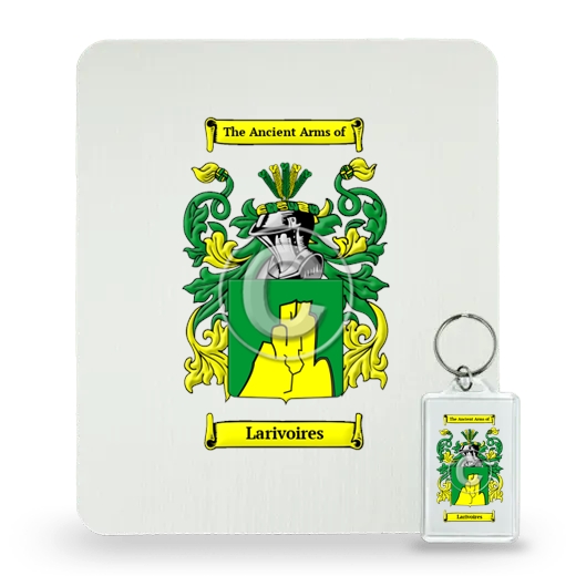 Larivoires Mouse Pad and Keychain Combo Package