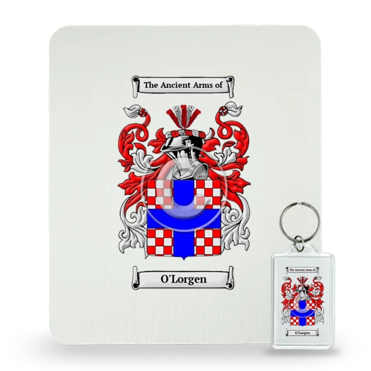 O'Lorgen Mouse Pad and Keychain Combo Package