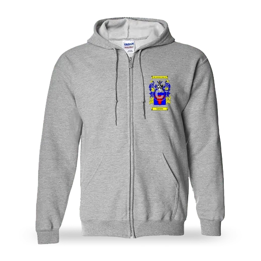 Larssen Unisex Coat of Arms Zip Sweatshirt