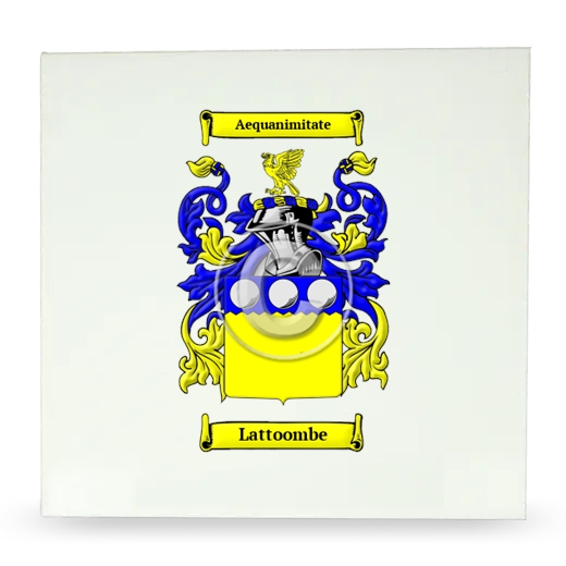 Lattoombe Large Ceramic Tile with Coat of Arms