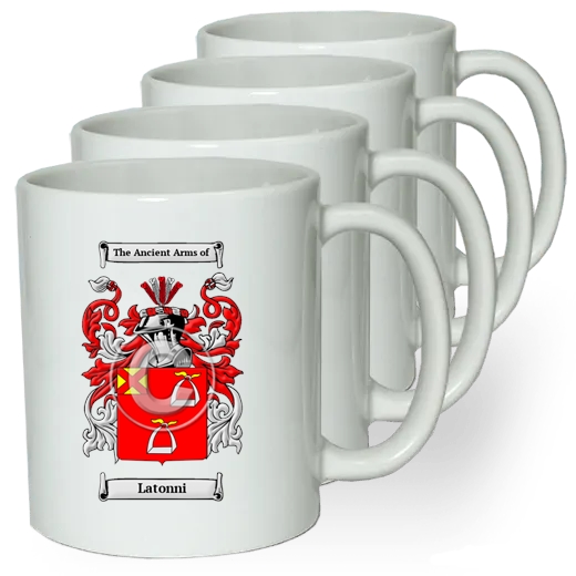 Latonni Coffee mugs (set of four)