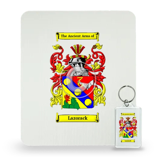 Lazorack Mouse Pad and Keychain Combo Package